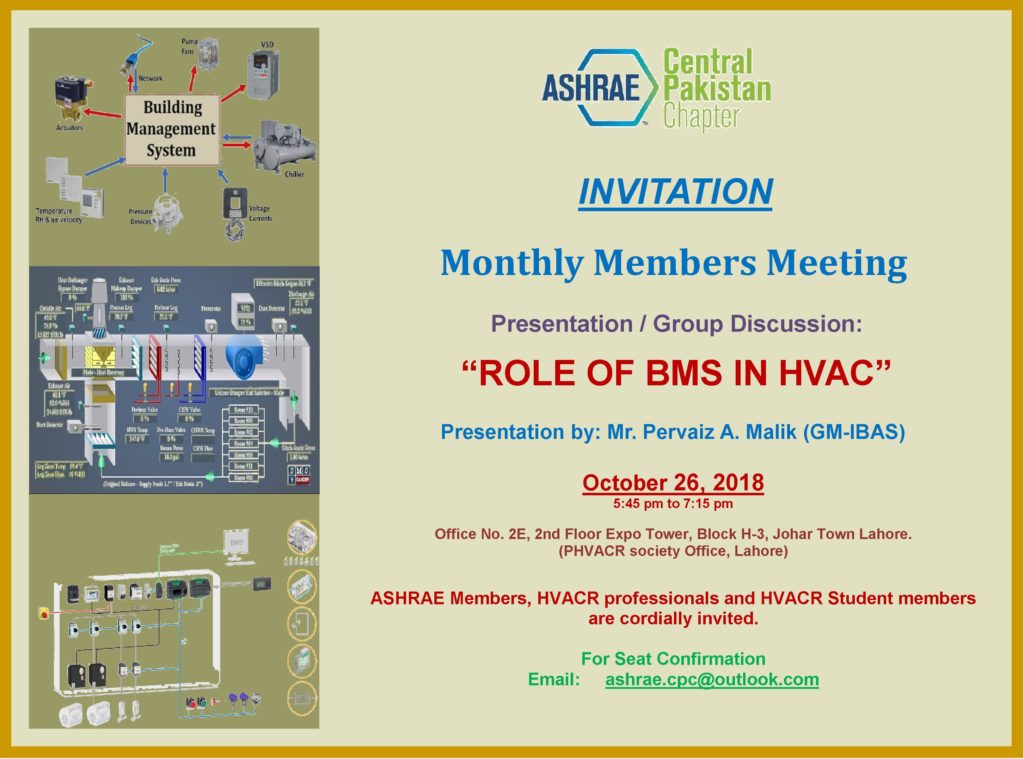 OCT-2018 Monthly Members Meeting